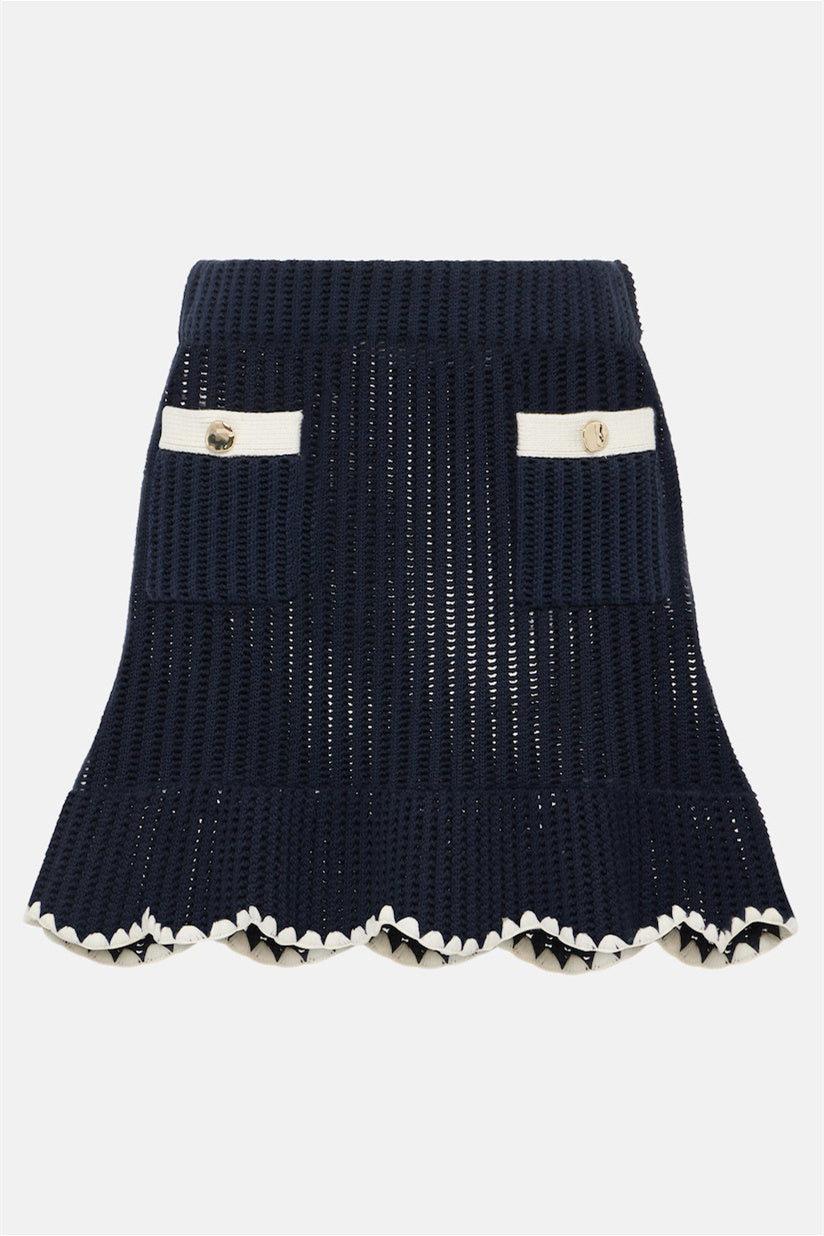 Denise Kontrastlı Örgü Set