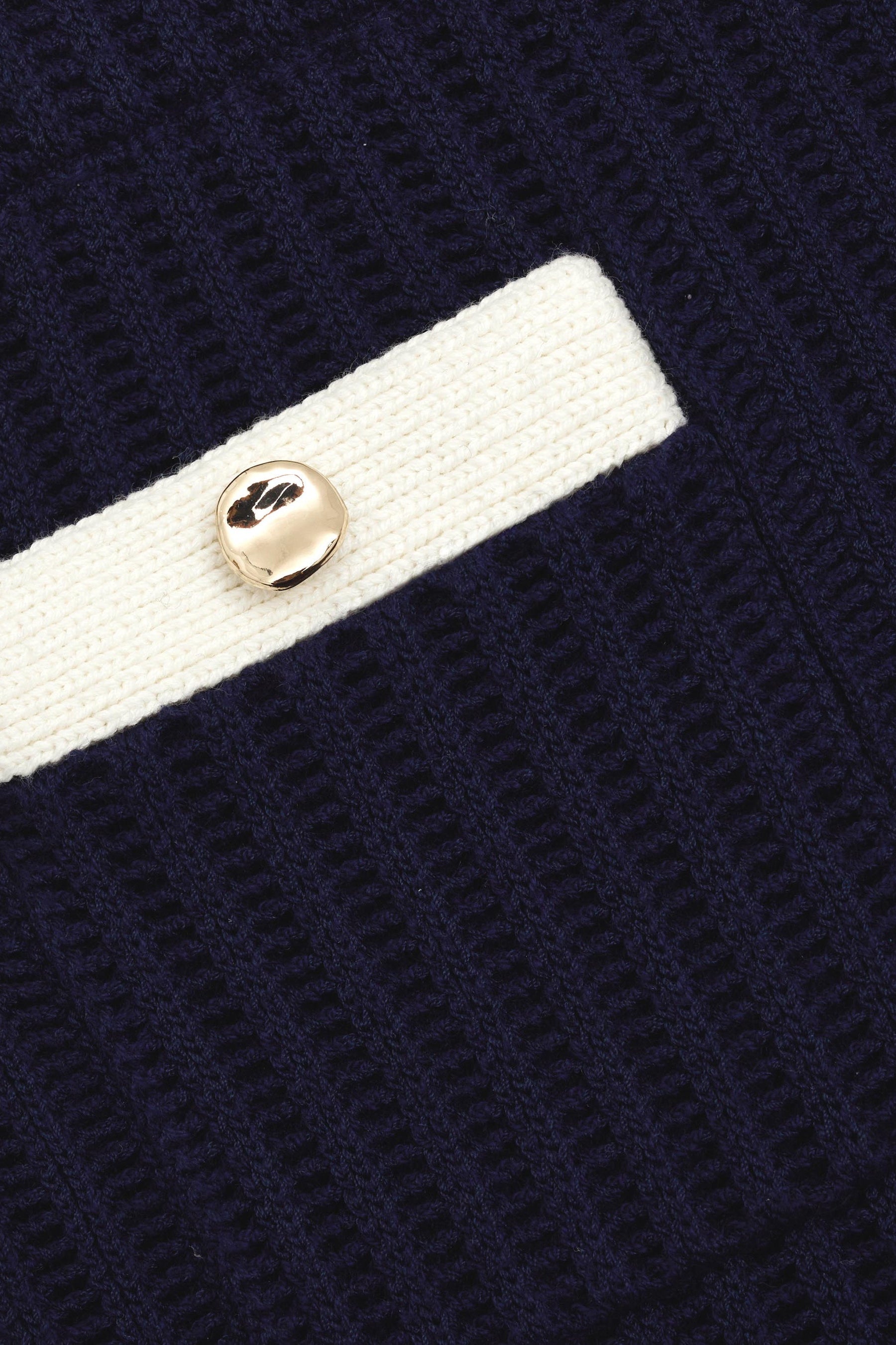 Denise Kontrastlı Örgü Set