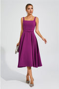 Phyllis Mor Slip Midi Elbise
