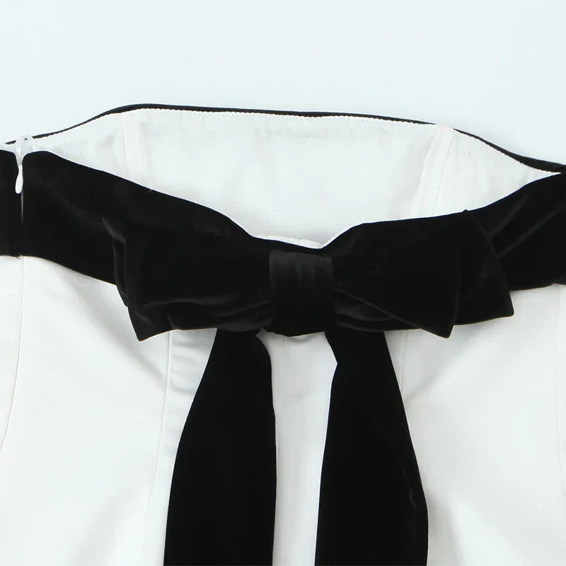 Ophelia Straplez Sırt Detay Bluz