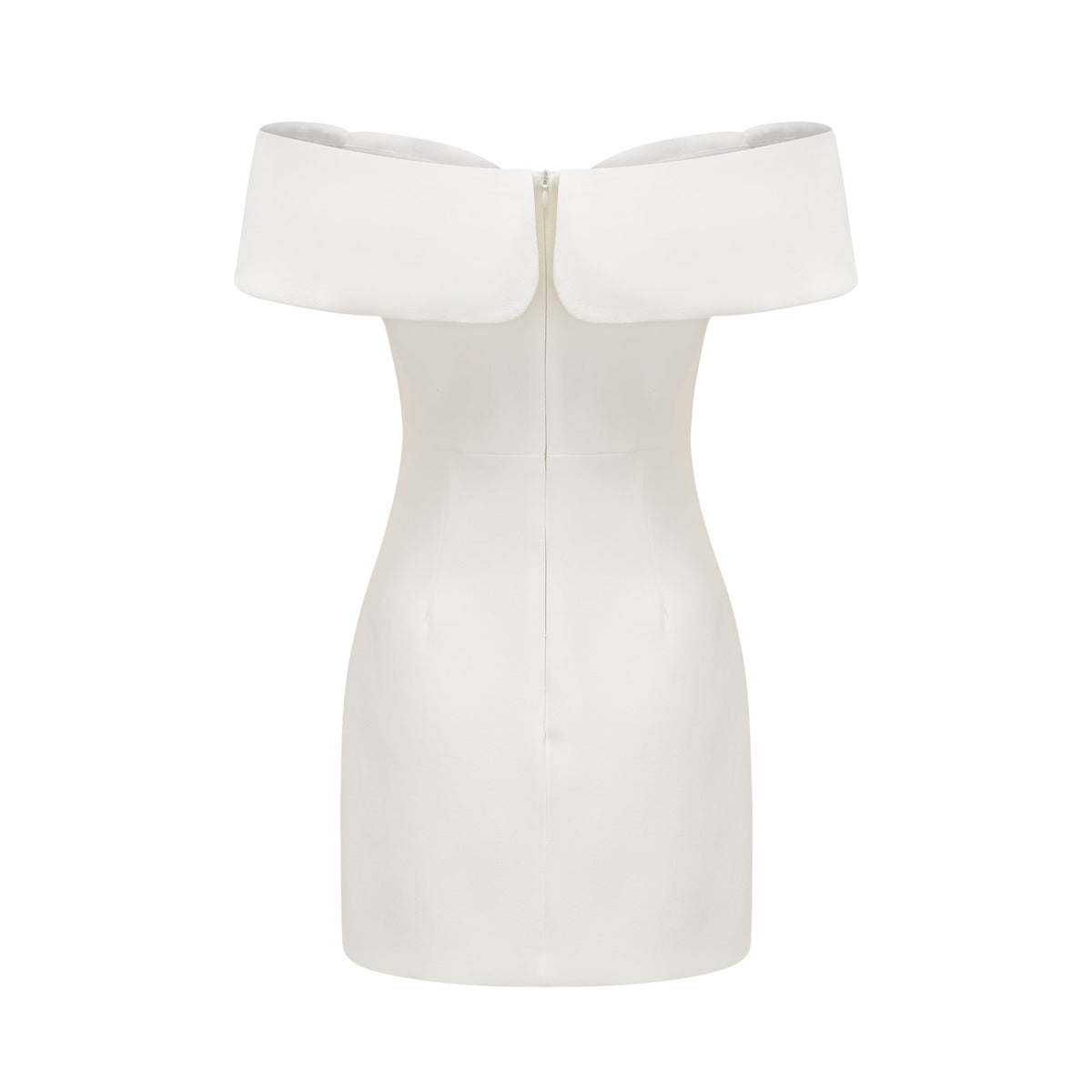 Victoire fiyonk detaylı mini elbise