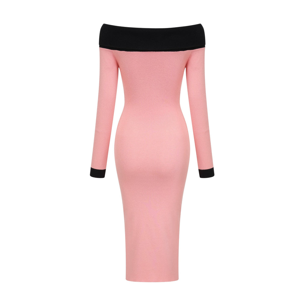 Carine midi elbise