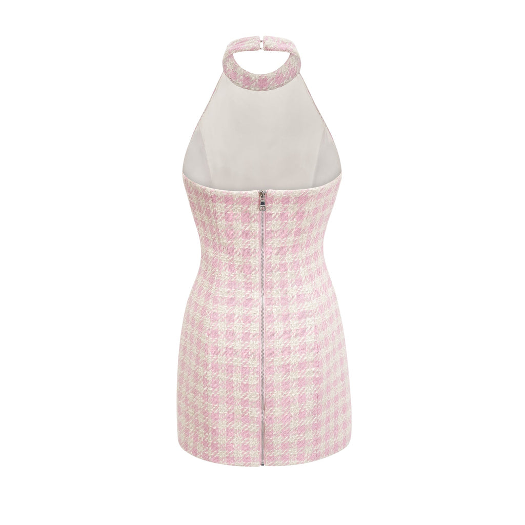 Capucine inci mini elbise