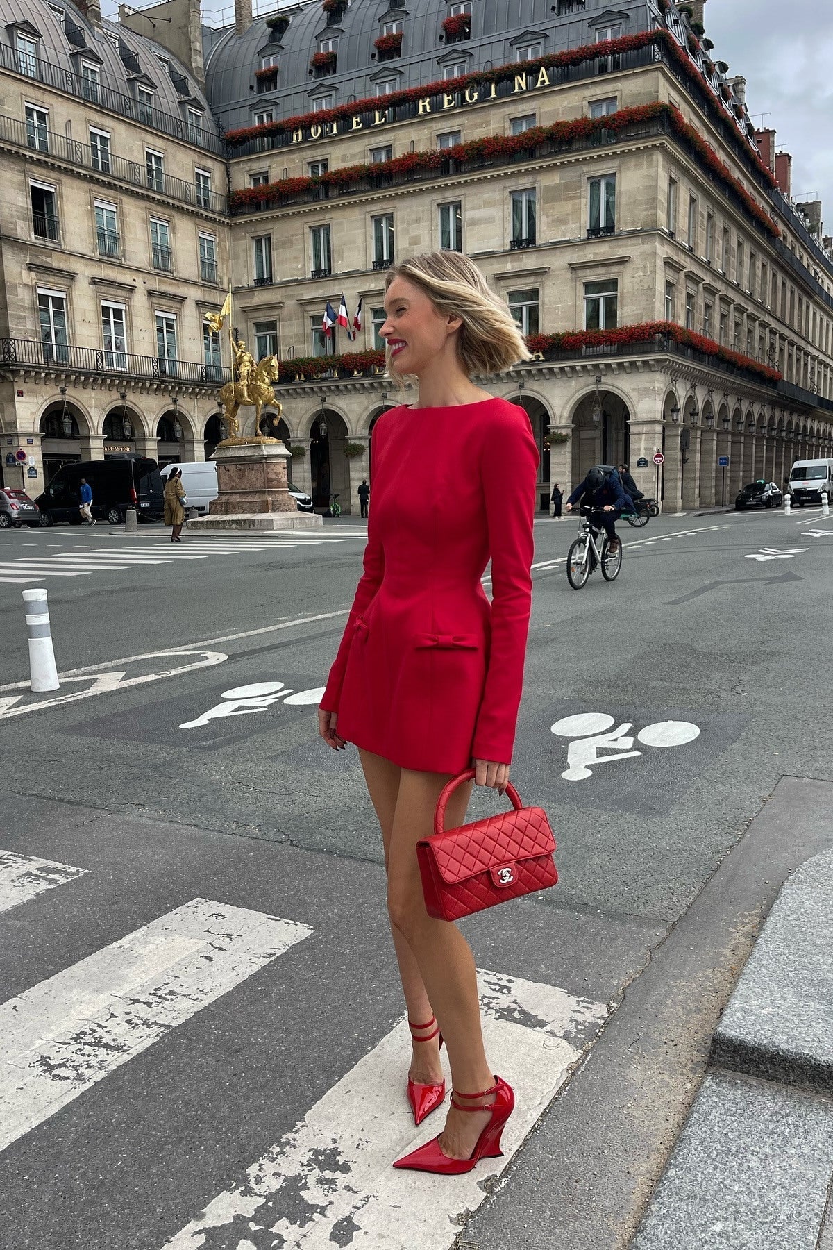 Madeline Uzun Kollu Kayık Yaka Mini Elbise