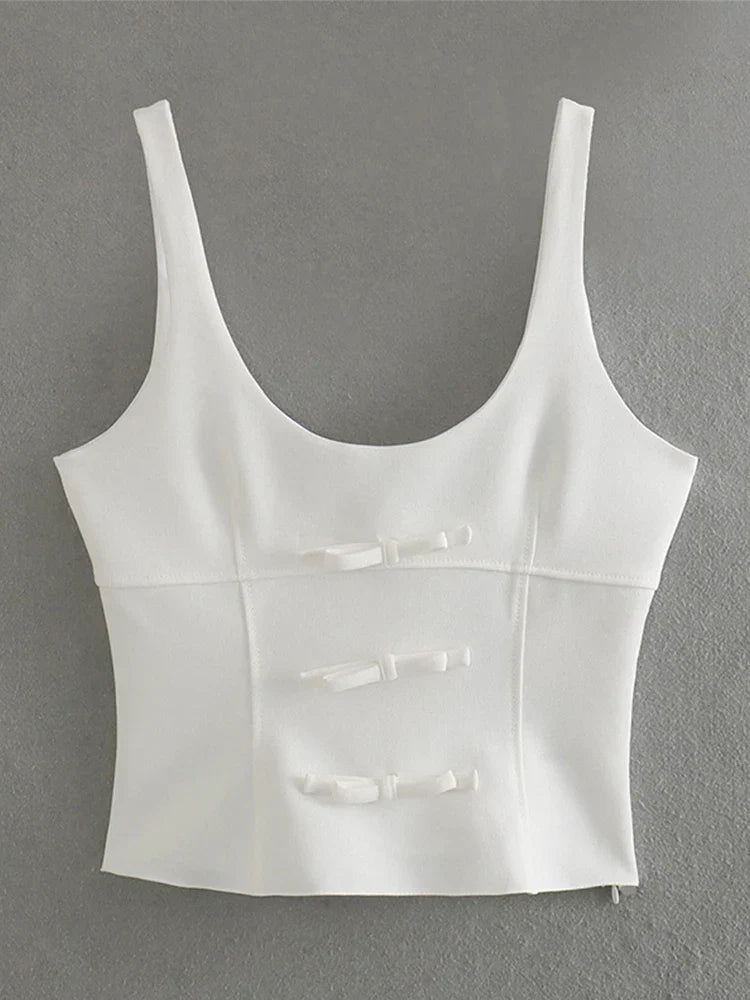 Tavimart - Fiyonk Askılı İnce Dantelli Bluz