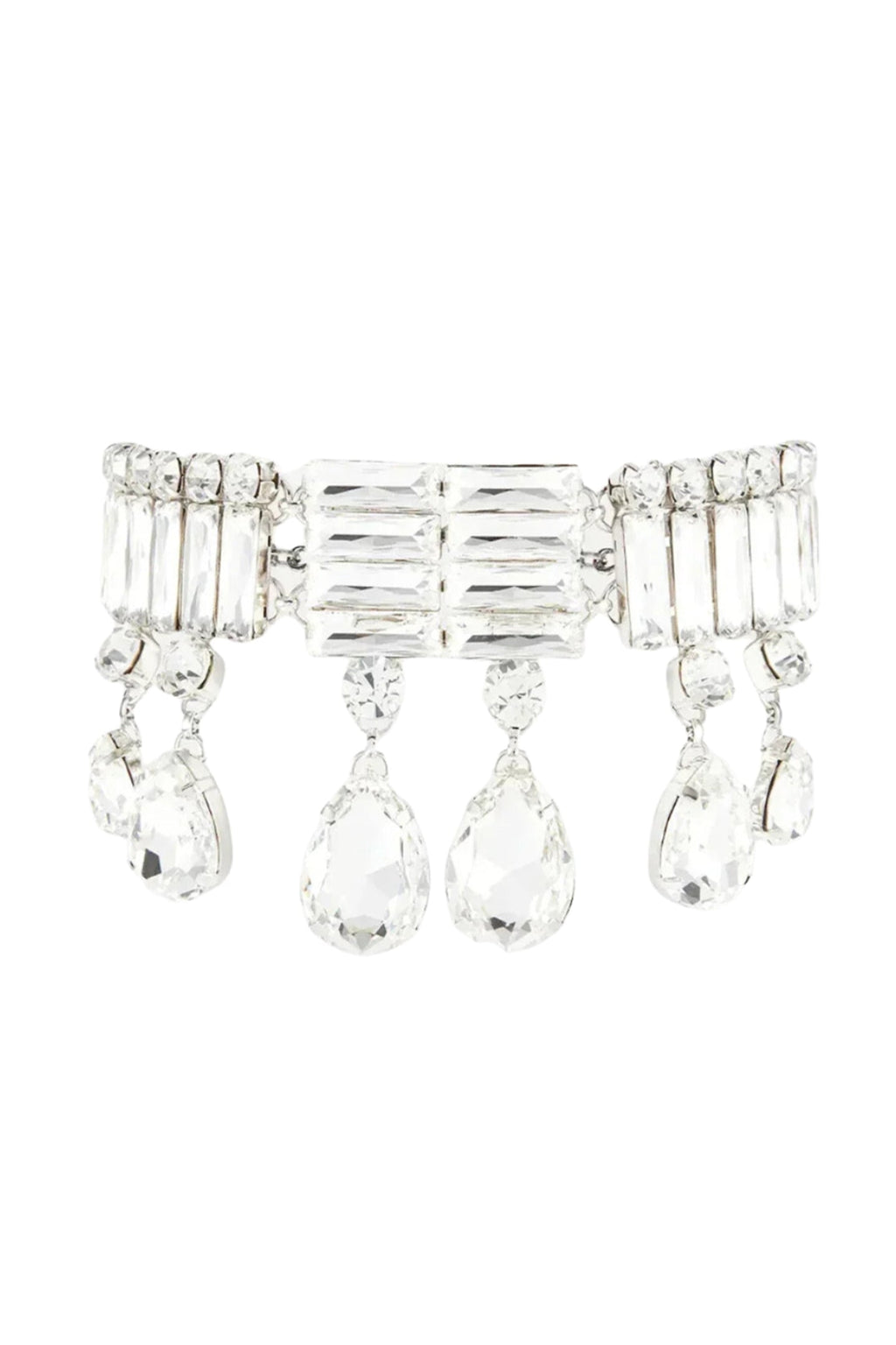 Çok Katlı Geometrik Kristal Kolye