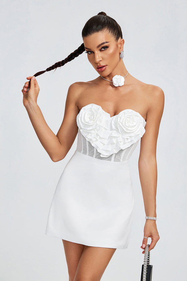 Betsy Straplez Sweet Heart Mini Elbise