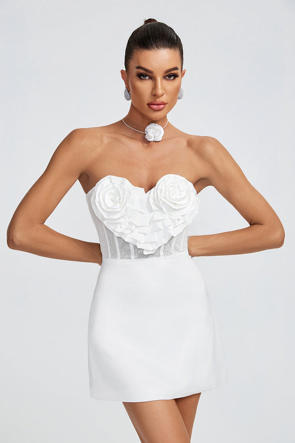 Betsy Straplez Sweet Heart Mini Elbise