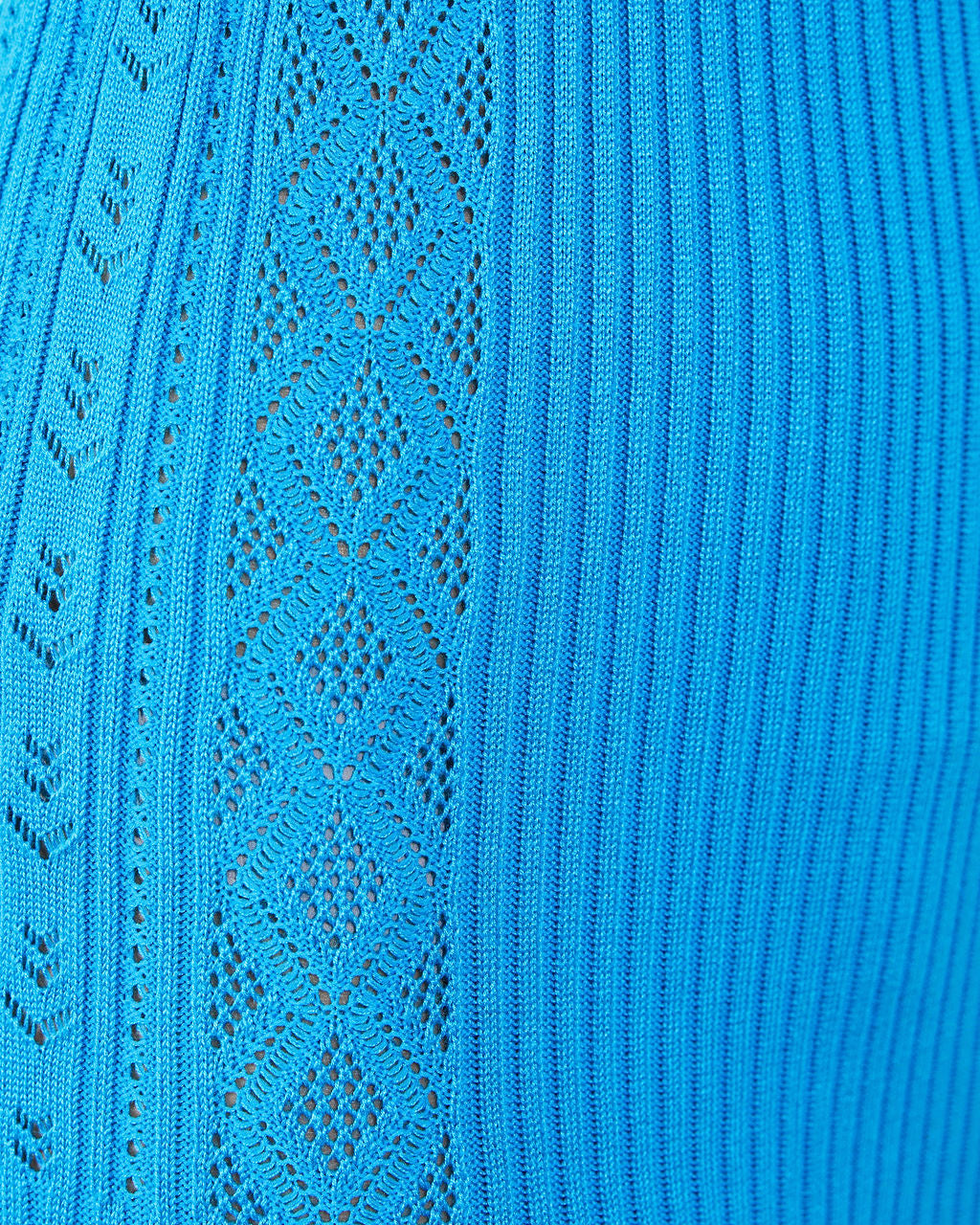 Galena Nervürlü Triko Midi Elbise