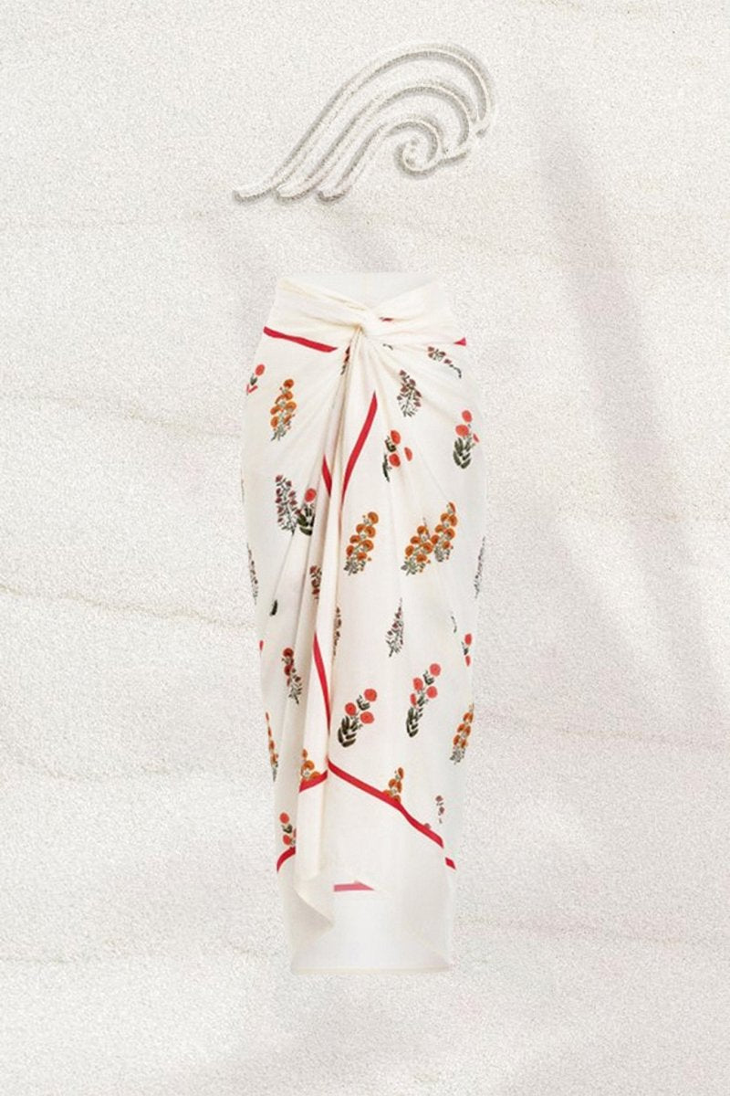 Agatha Cut-Out Floral İki Parçalı Yüzme Seti