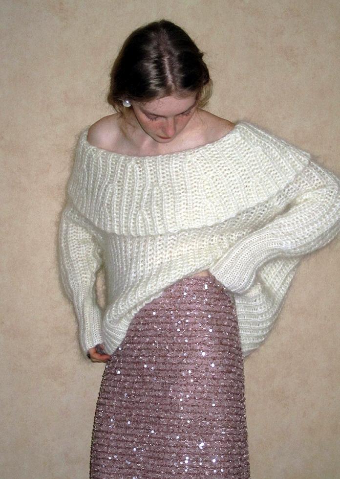 Alva Payet Midi Kılıf Etek