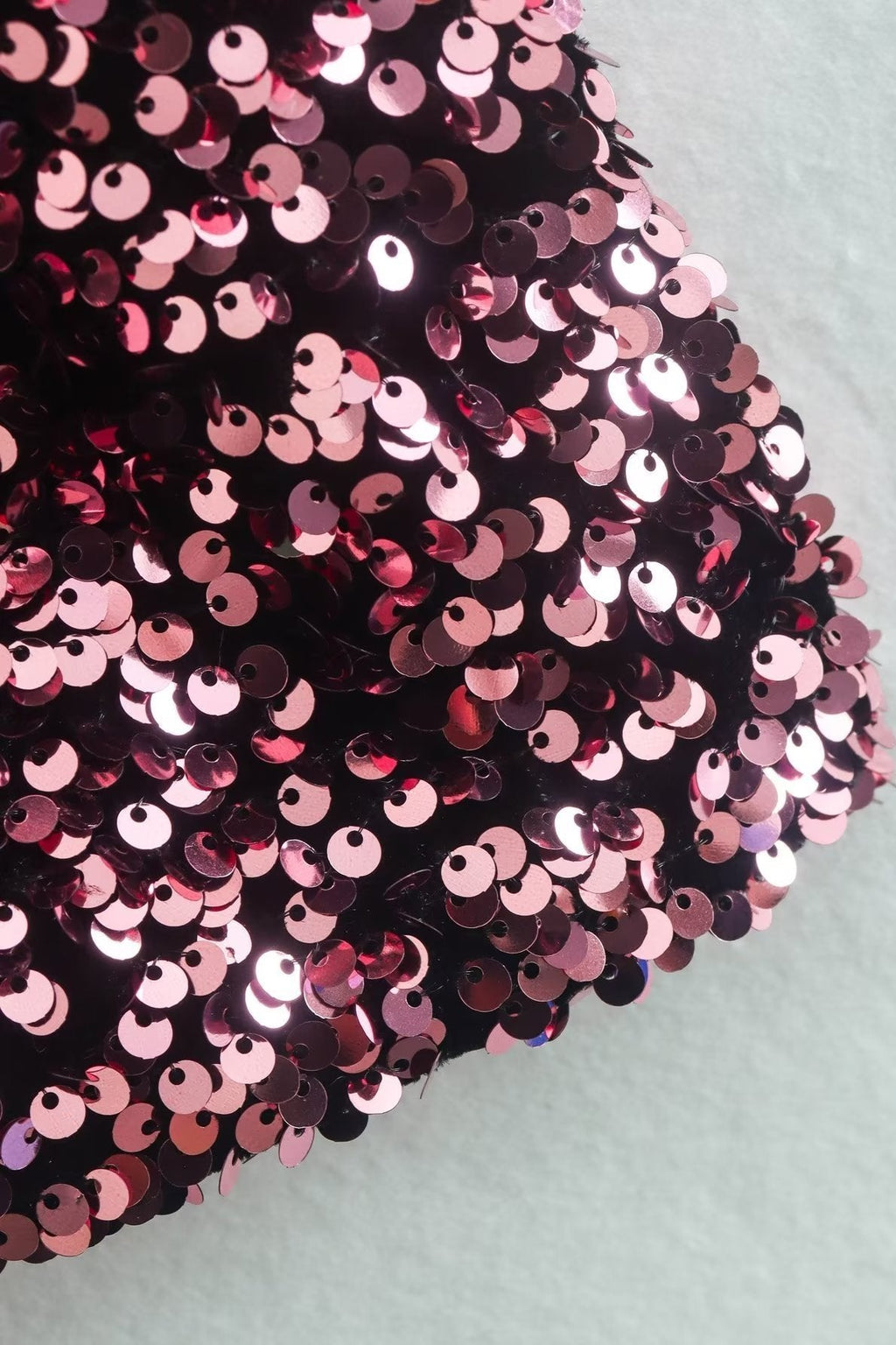 Amanda Kadife Payet Mini Elbise