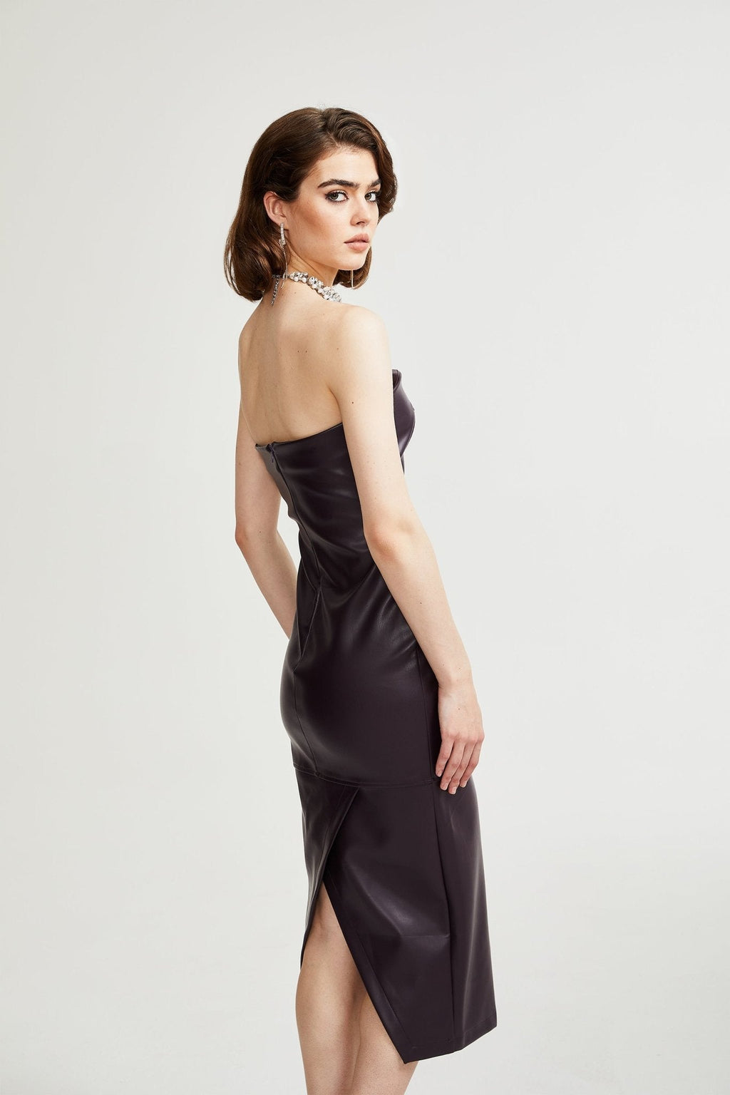 Amélie midi elbise