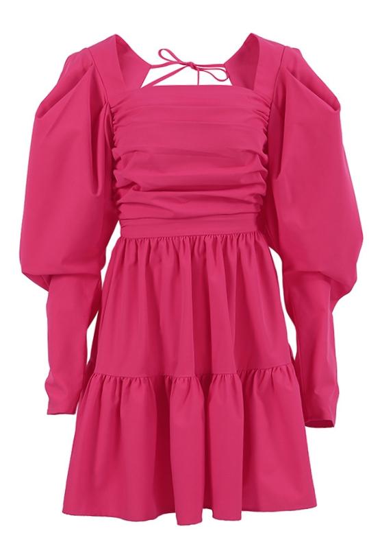 Arlene Puff Flare Mini Bebek Elbisesi