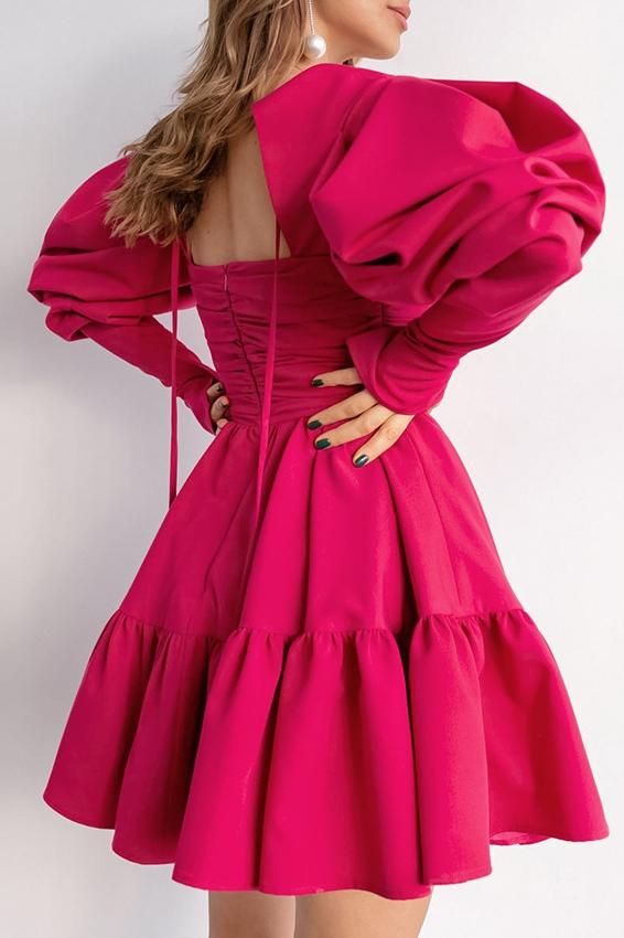 Arlene Puff Flare Mini Bebek Elbisesi