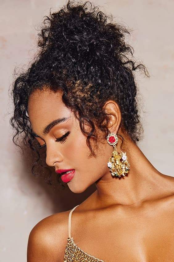 Barok Aşk Tanrısı Melek Küpe