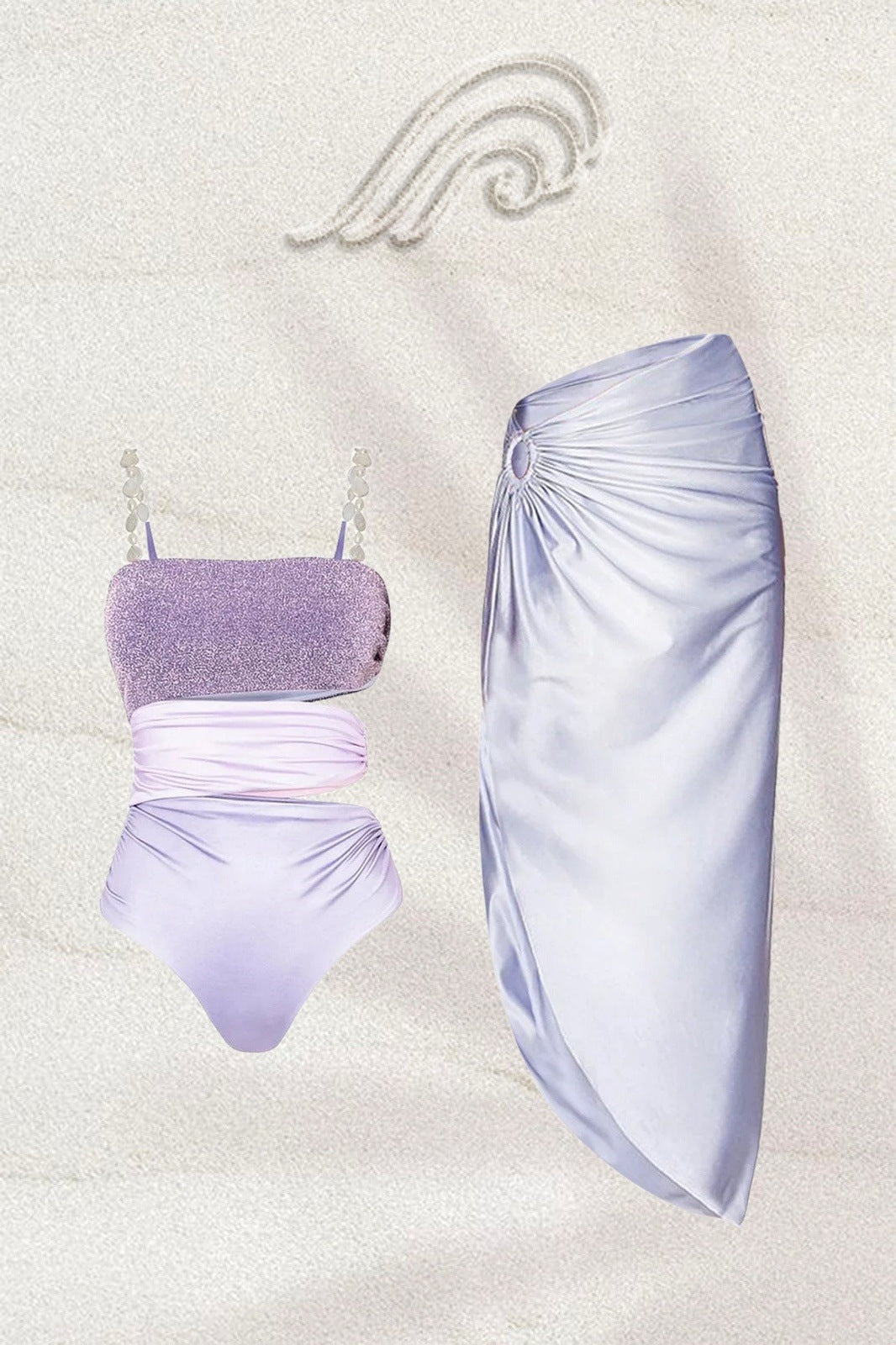 Carlin Kesik İki Parçalı Yüzme Seti