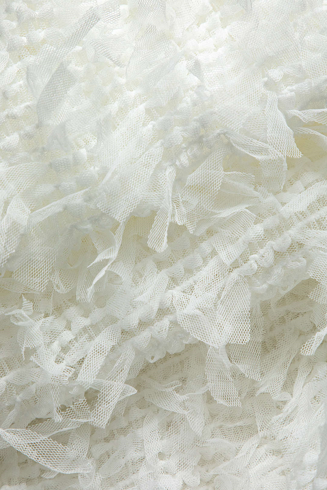 Bonnie Balıkçı Yaka Fırfırlı Midi Elbise