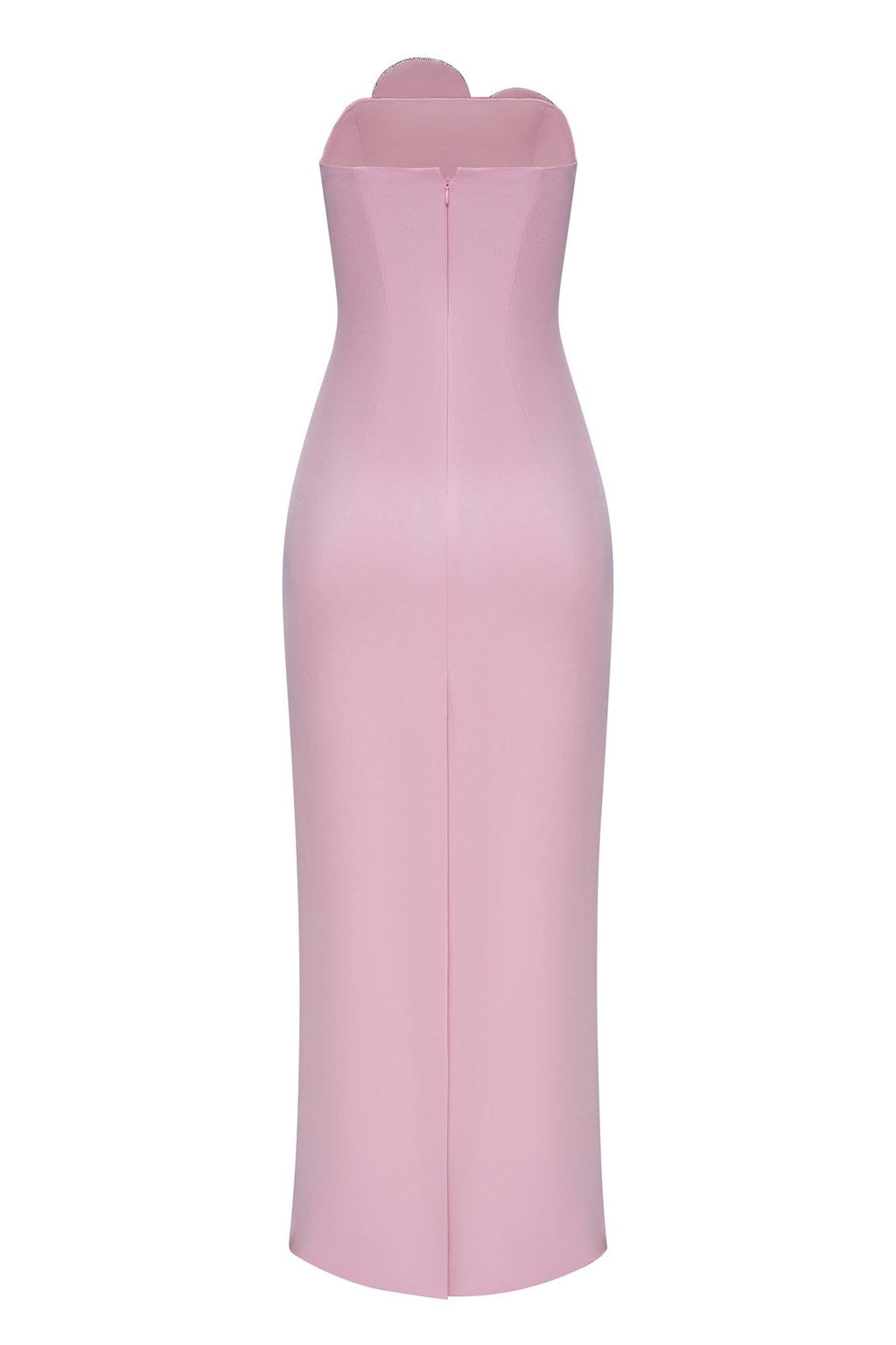 Claire Diamante Kalpli Straplez Uzun Elbise