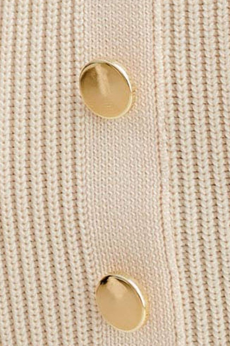 Claire Örgü Kolsuz Uzun Elbise