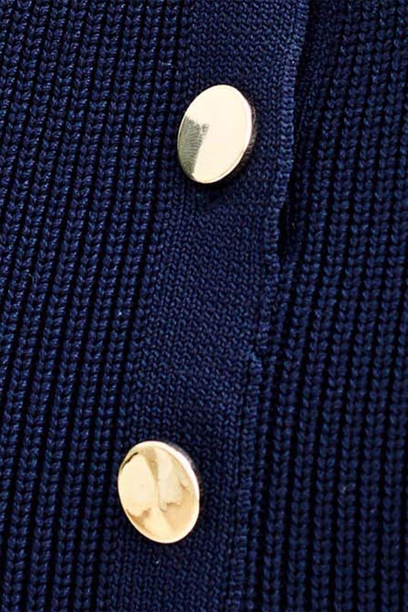 Claire Örgü Kolsuz Uzun Elbise