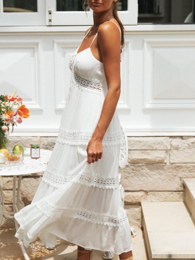 Cora Dantelli A Kesim Maxi Sundress