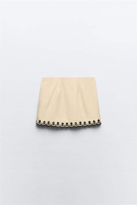 Cornelia Nakışlı Çiçek Etek Takım