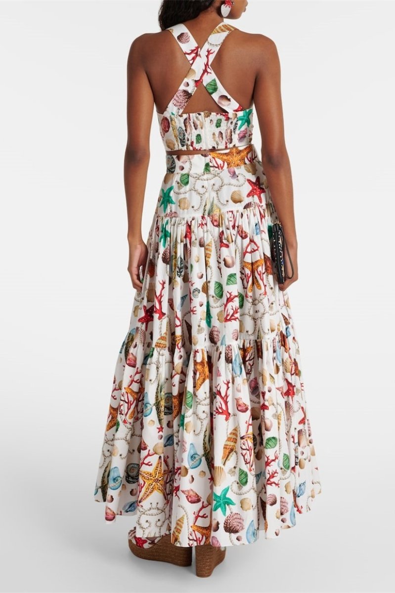 Cynthia Baskılı Etek Takım