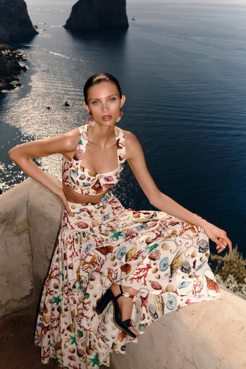 Cynthia Baskılı Etek Takım