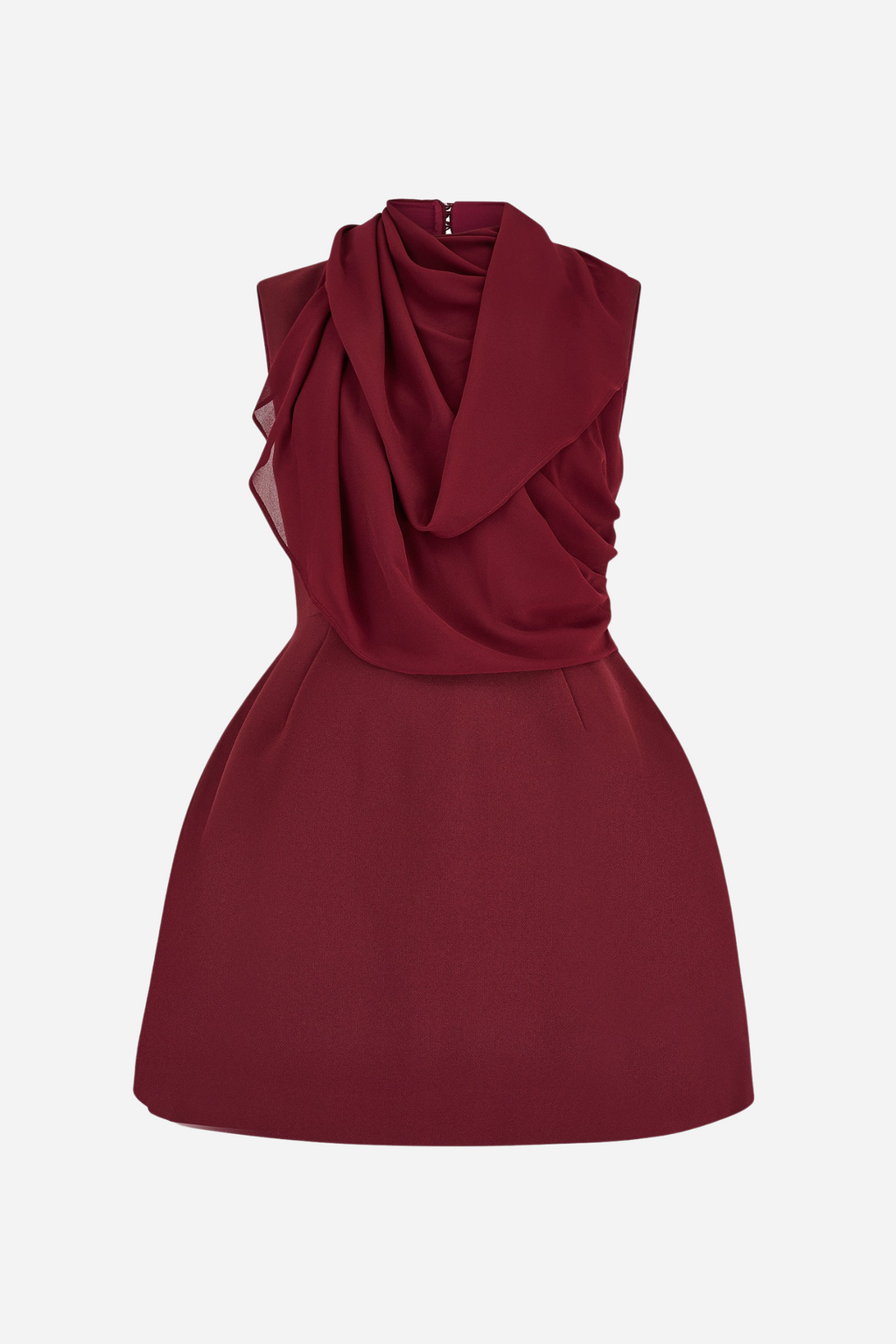 Adora Drapeli Şifon Mini Elbise