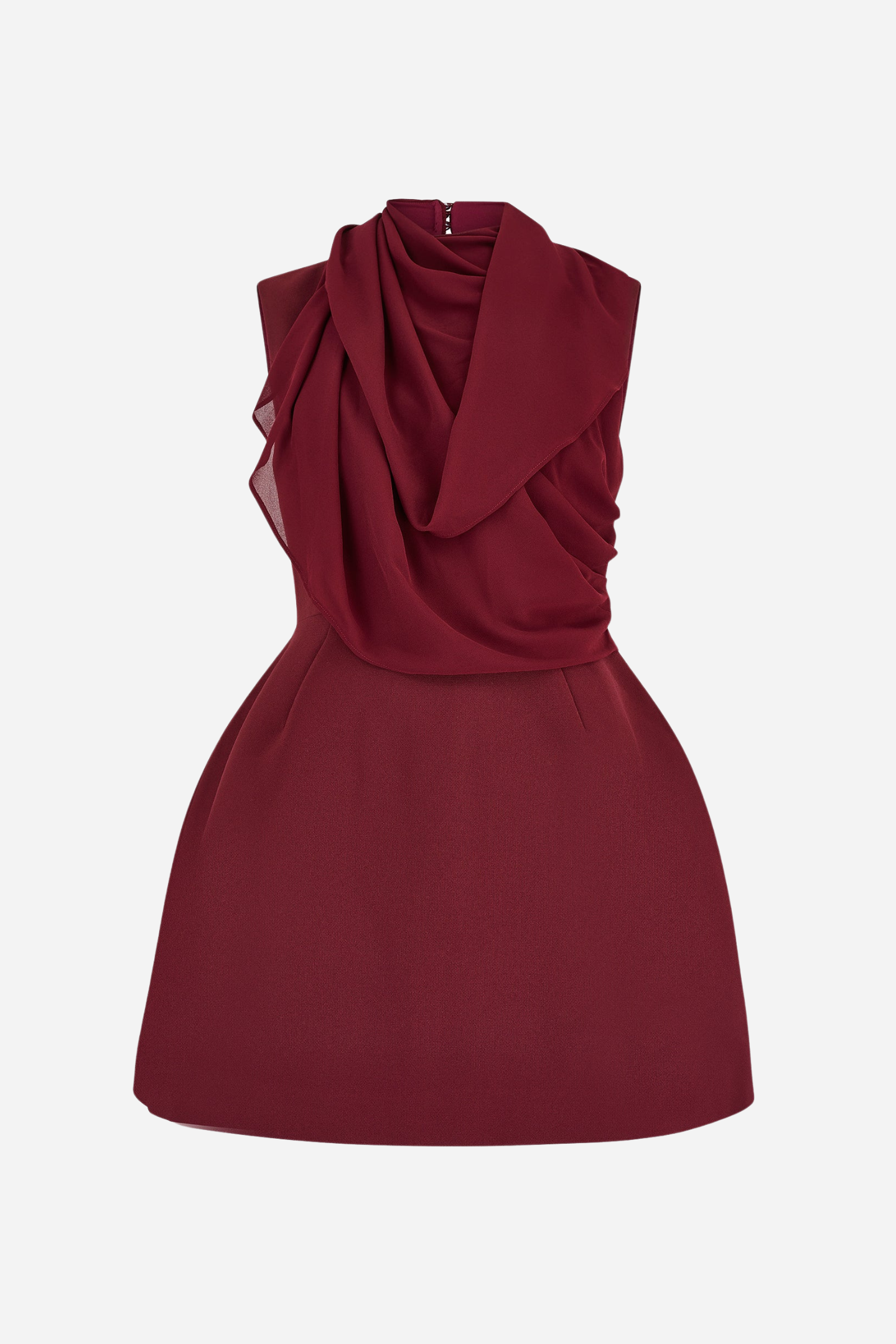 Adora Drapeli Şifon Mini Elbise