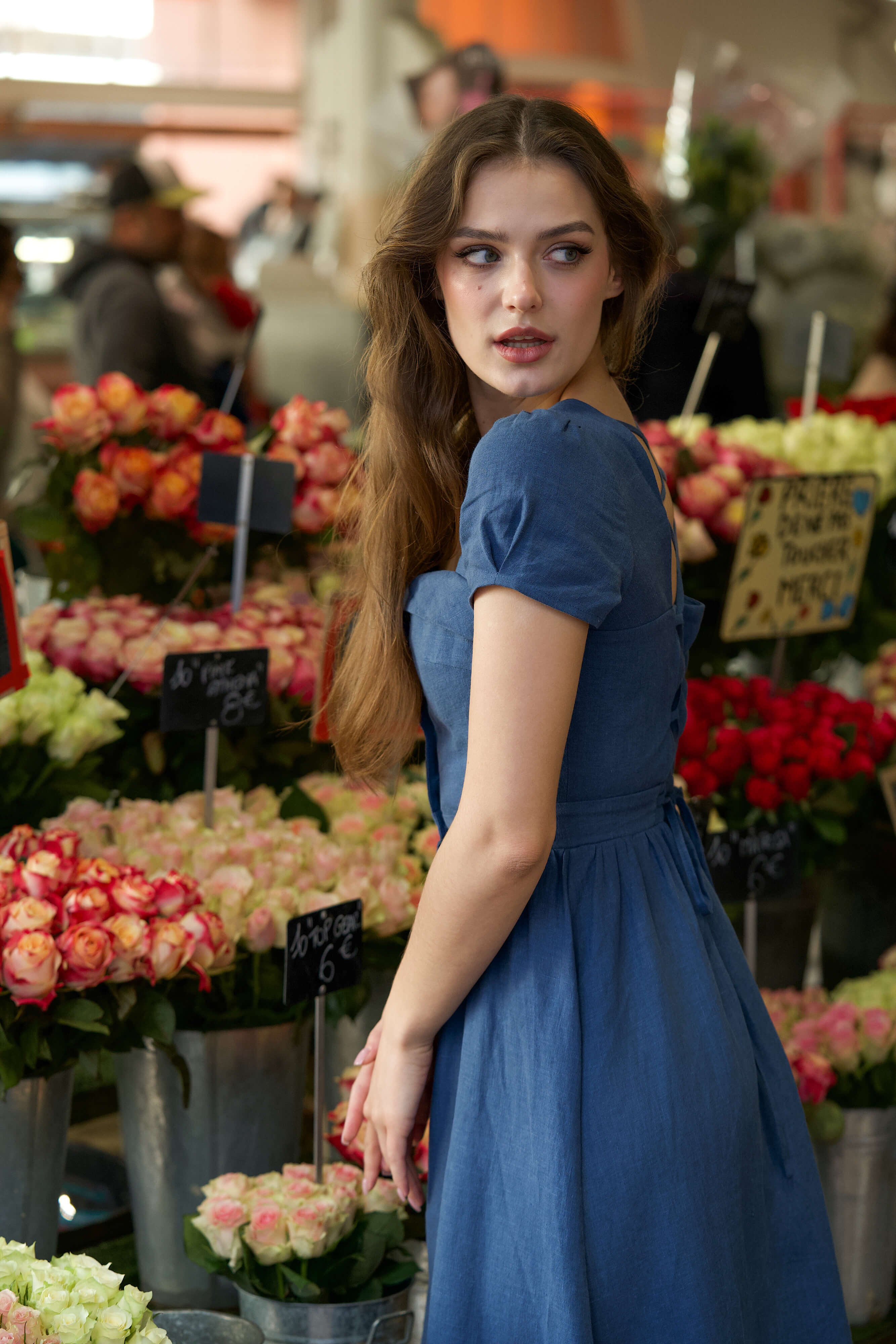 Estelle Keten Elbise