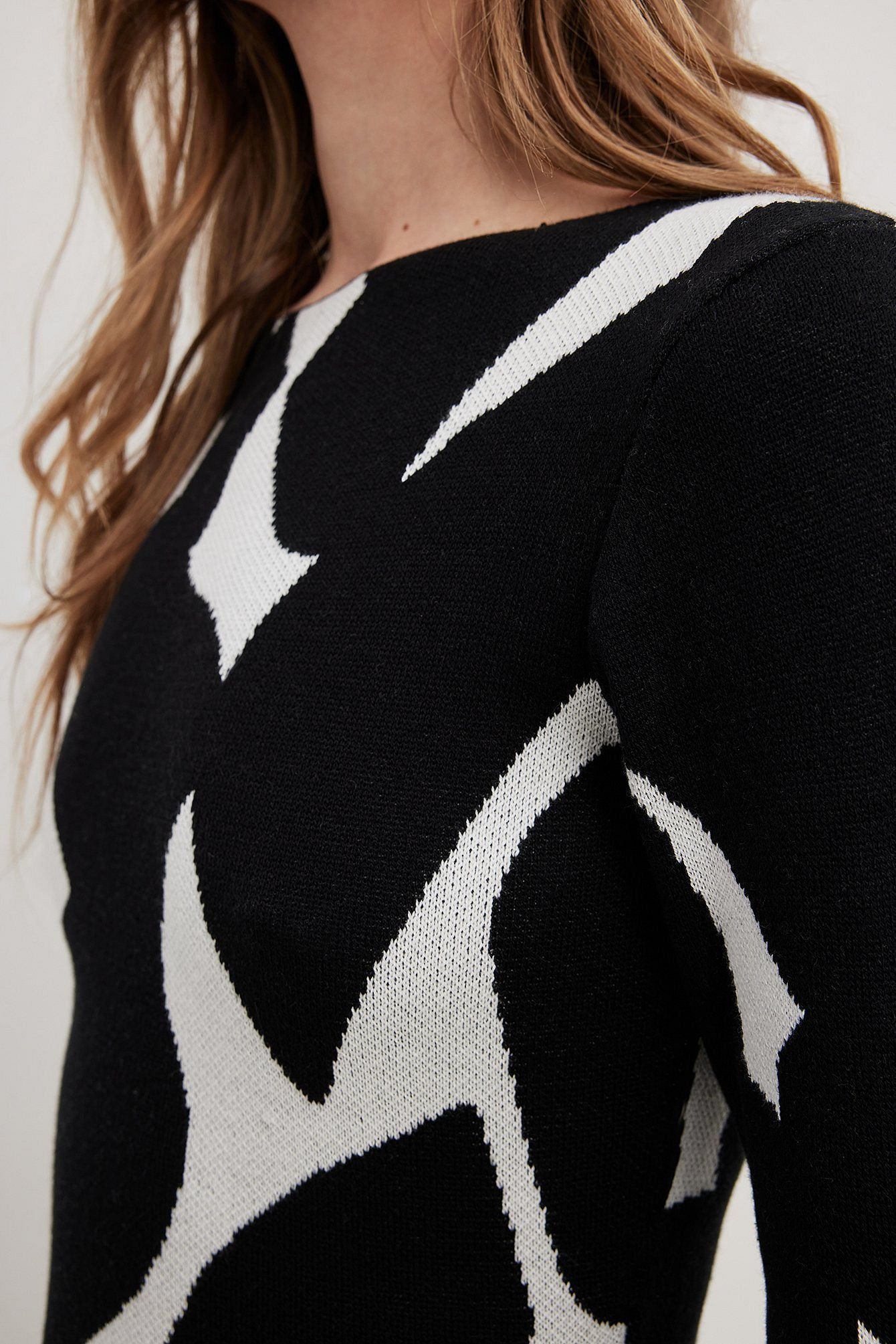 Darlene Jakarlı Örgü Maxi Elbise