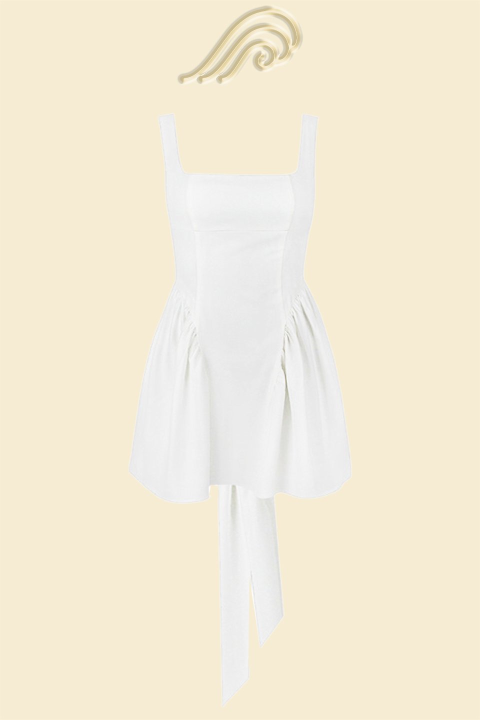 Debby Papyonlu Sırtı Açık Mini Elbise