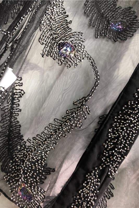 Denise Tüy Boncuklu File Bluz