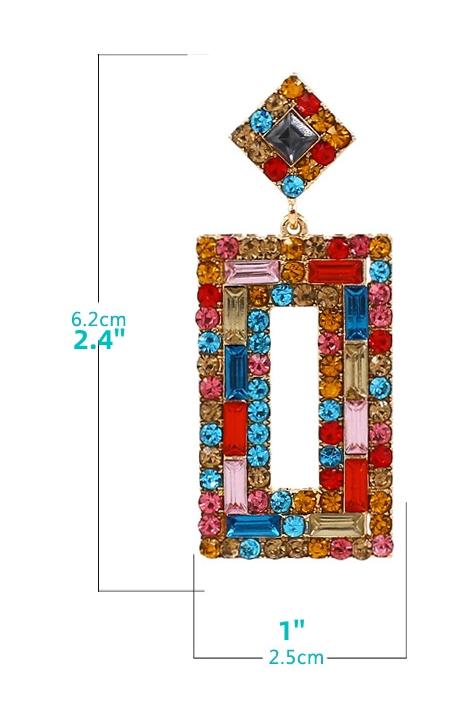 Pırlanta Retro Damla Küpe