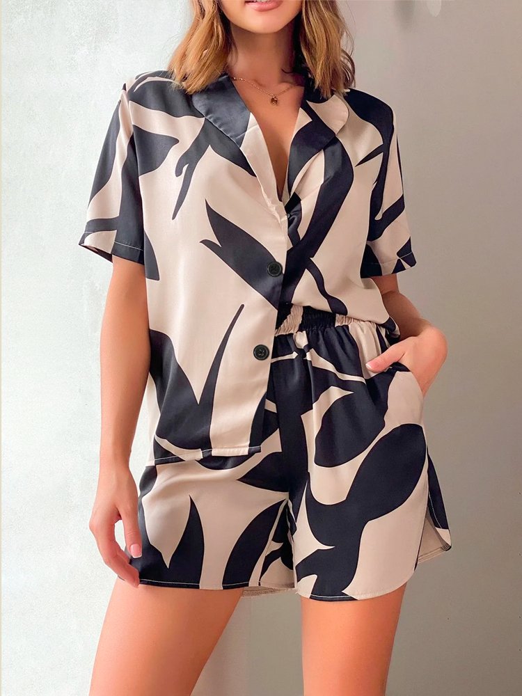 Abanoz Baskılı Salon Takımı