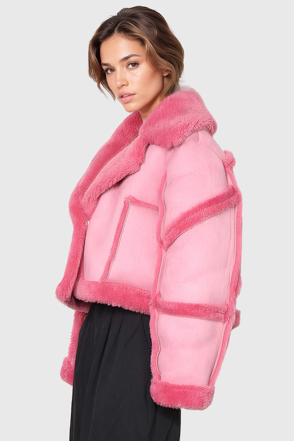 Ella Kısa Kürklü Ceket