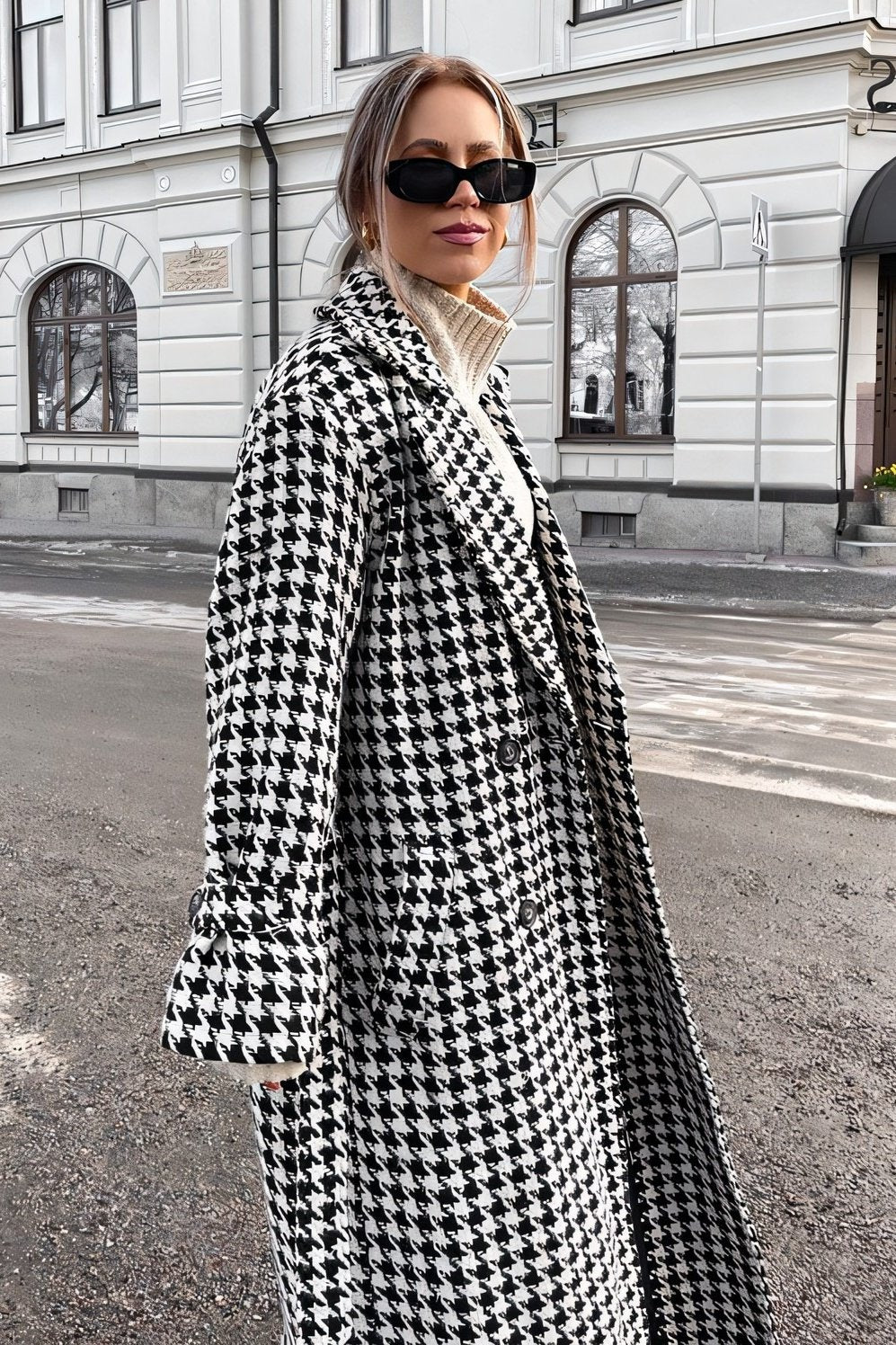 Esther Kaz Ayağı Uzun Trençkot