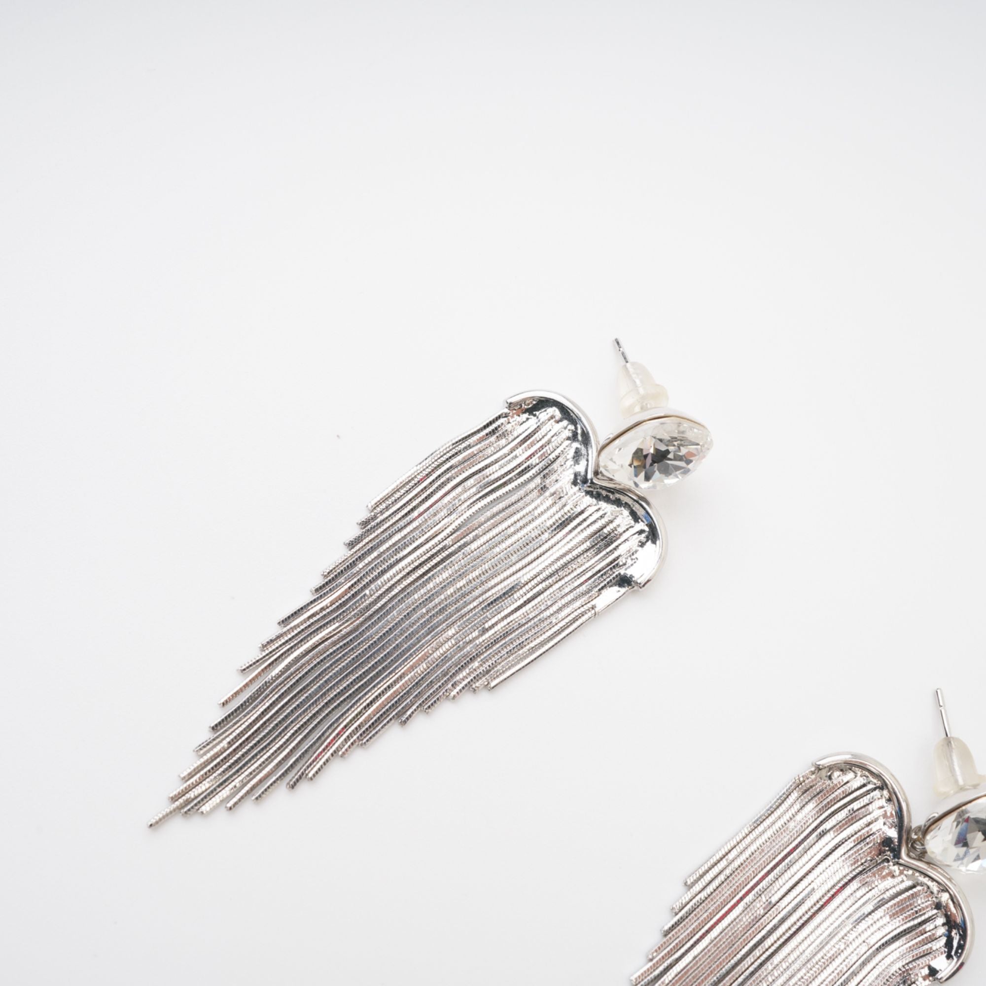 Eulalie Gümüş Püskül Küpe