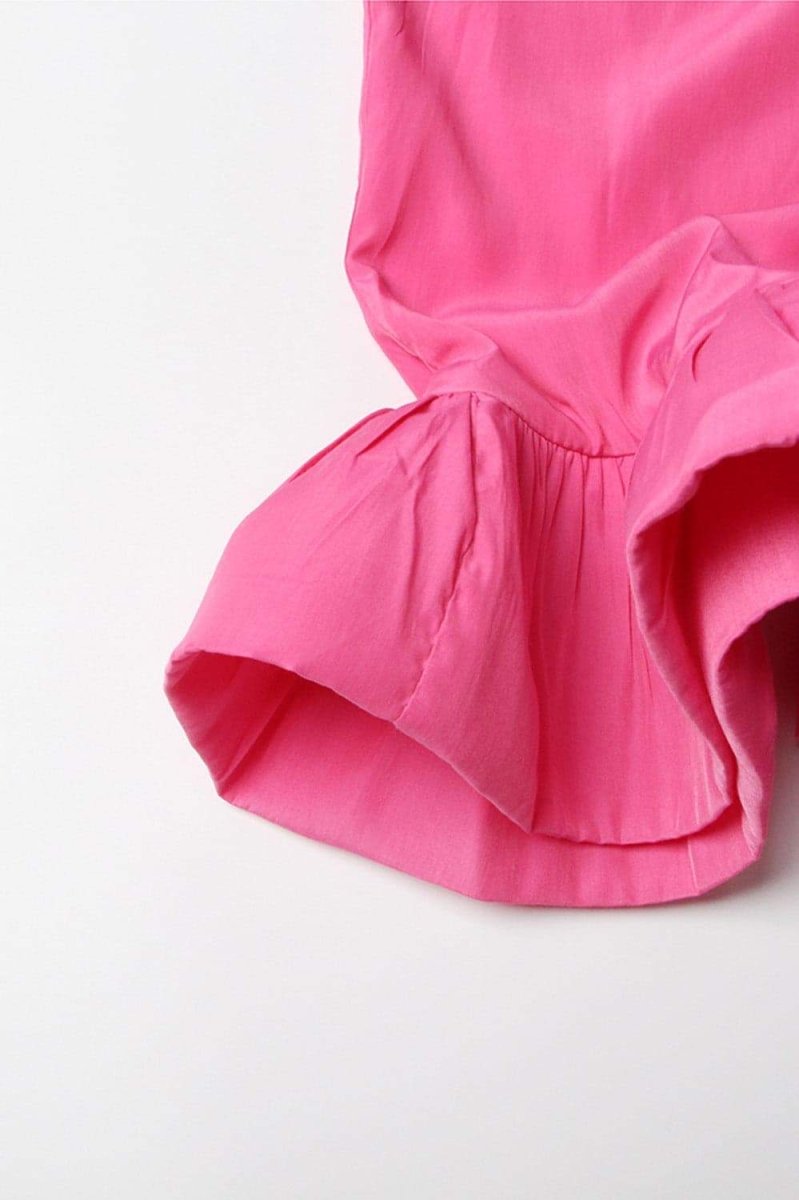 Eunice Fırfırlı Asimetrik Maxi Etek Takım