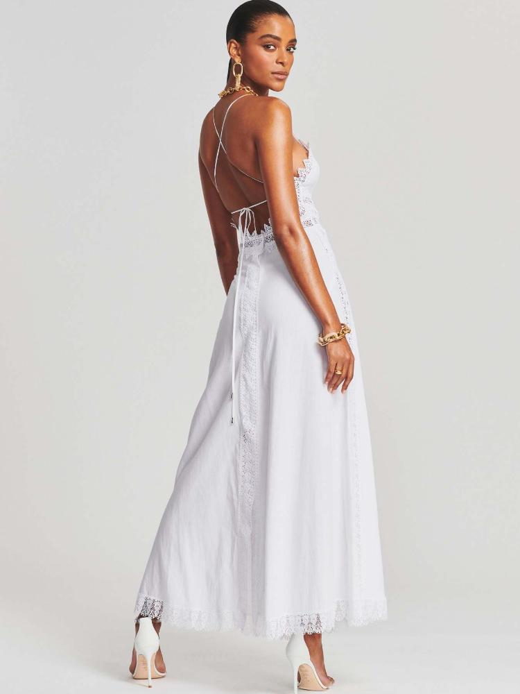 Fay Dantelli Uzun Elbise