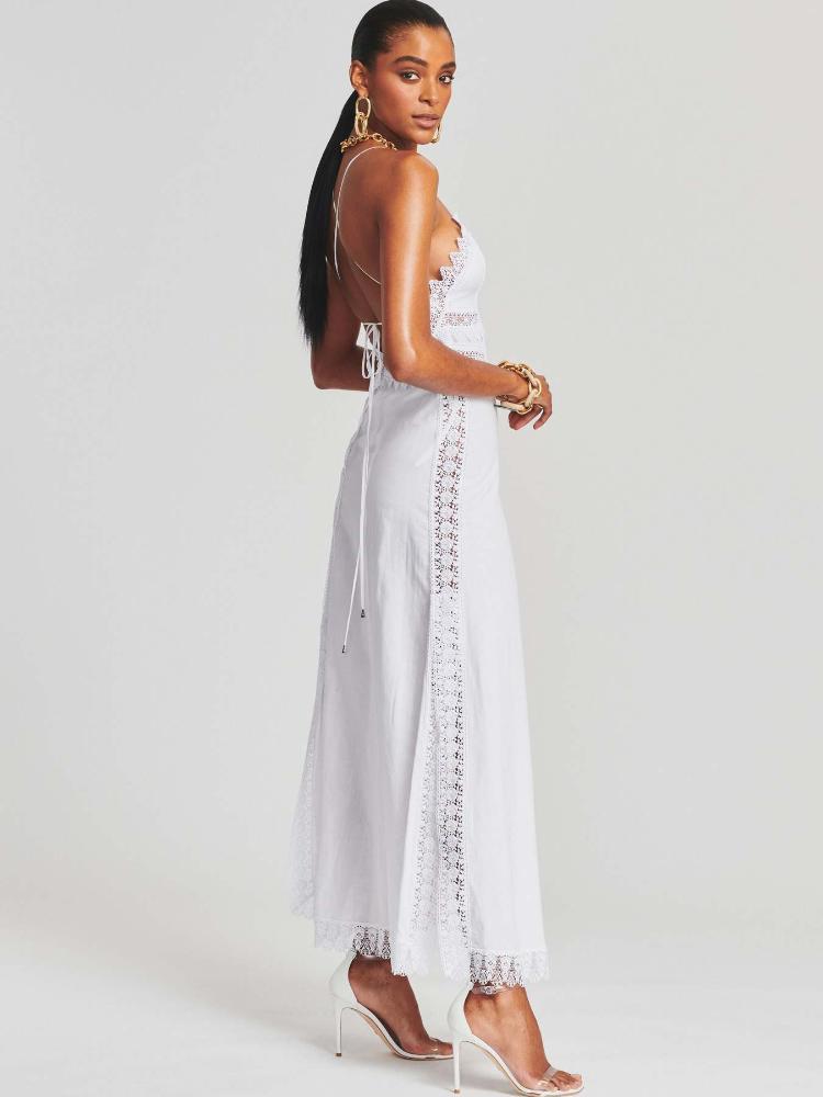 Fay Dantelli Uzun Elbise