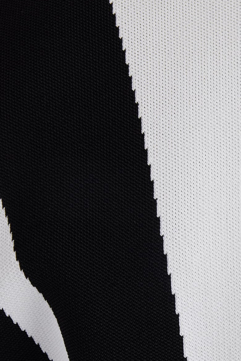 Doris Sweetheart Çizgili Triko Mini Elbise