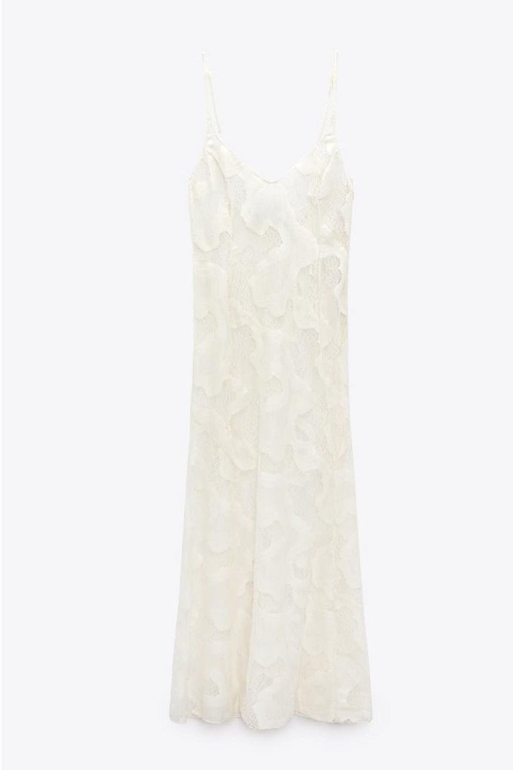 Florence Yarı Transparan Maxi Slip Elbise