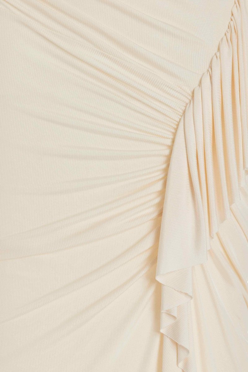 Gloria Kolsuz Dantelli Uzun Elbise