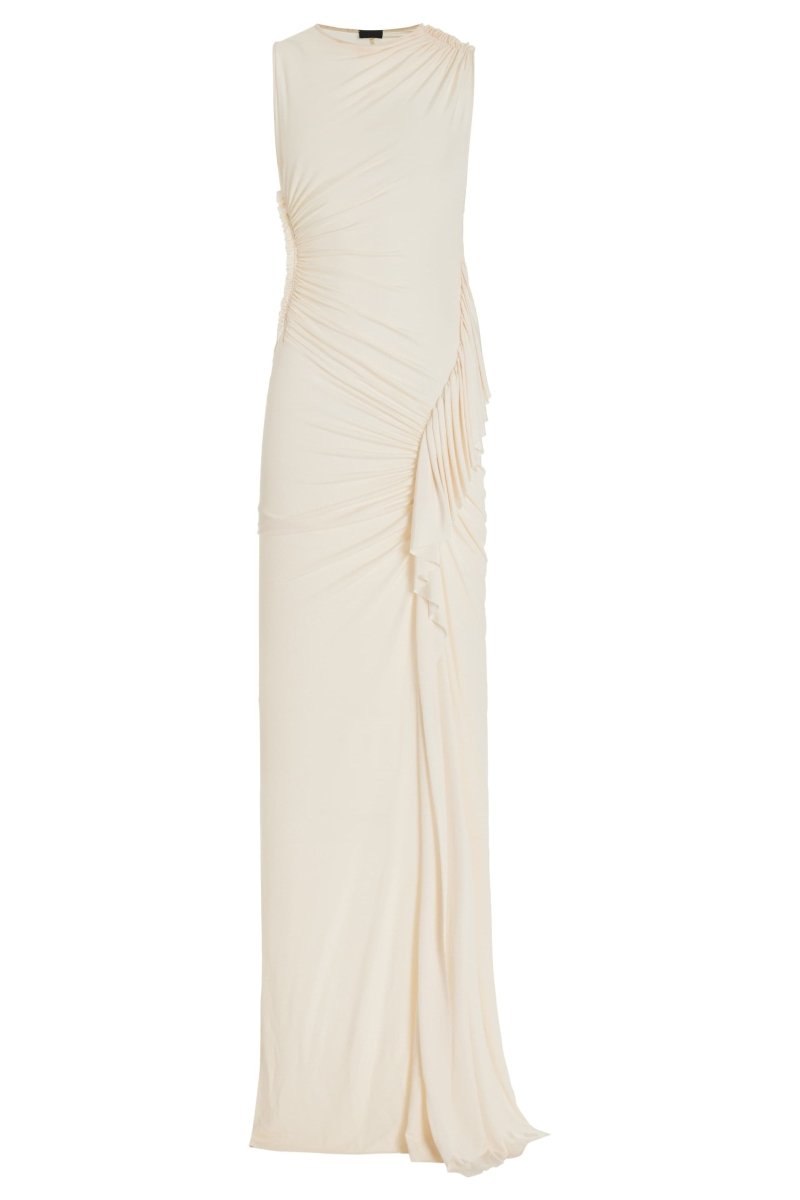 Gloria Kolsuz Dantelli Uzun Elbise