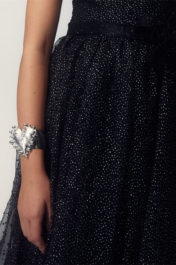 Retro Kalp Şeklinde Bileklik