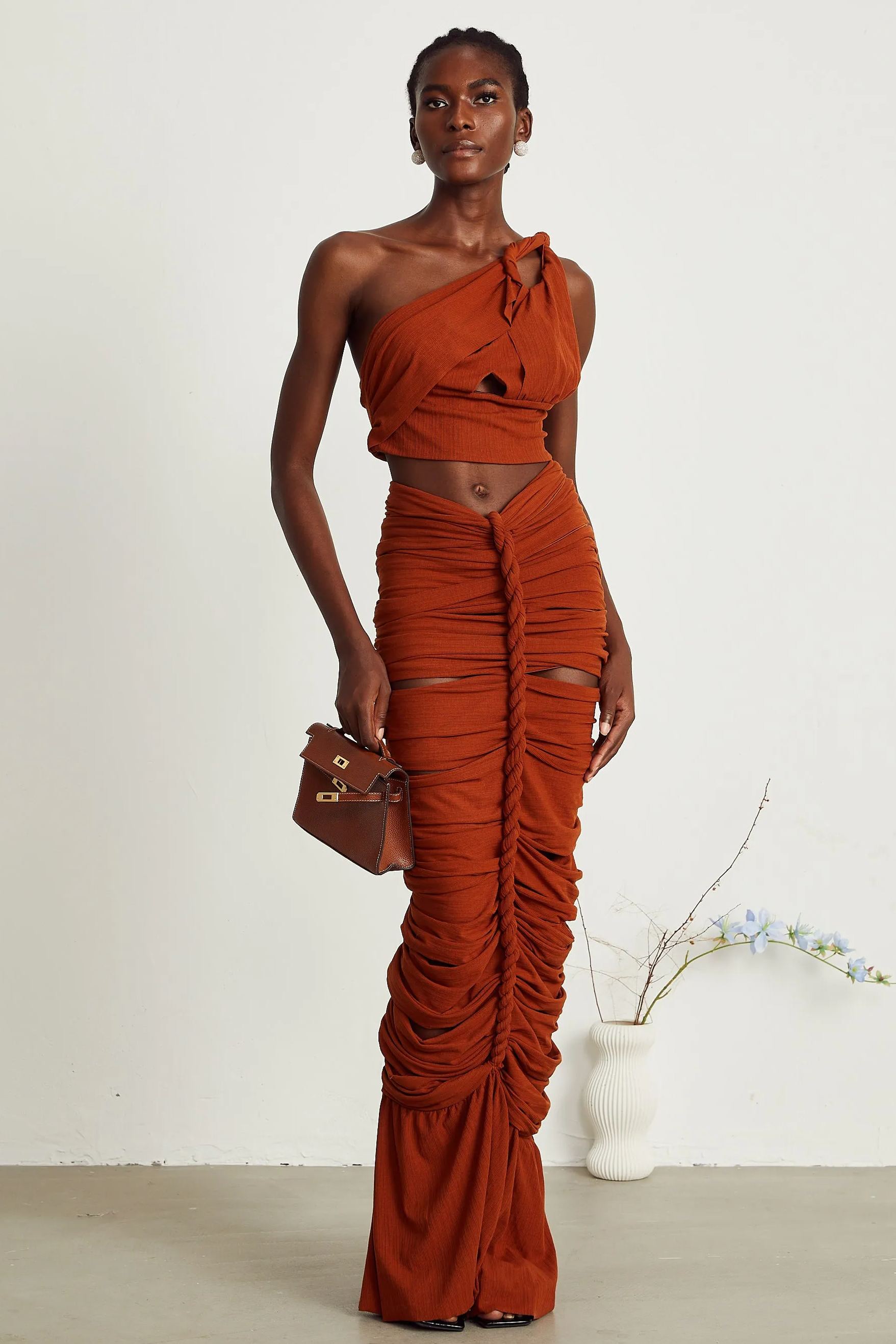 Marico Bükümlü Dekolte Etek Takım