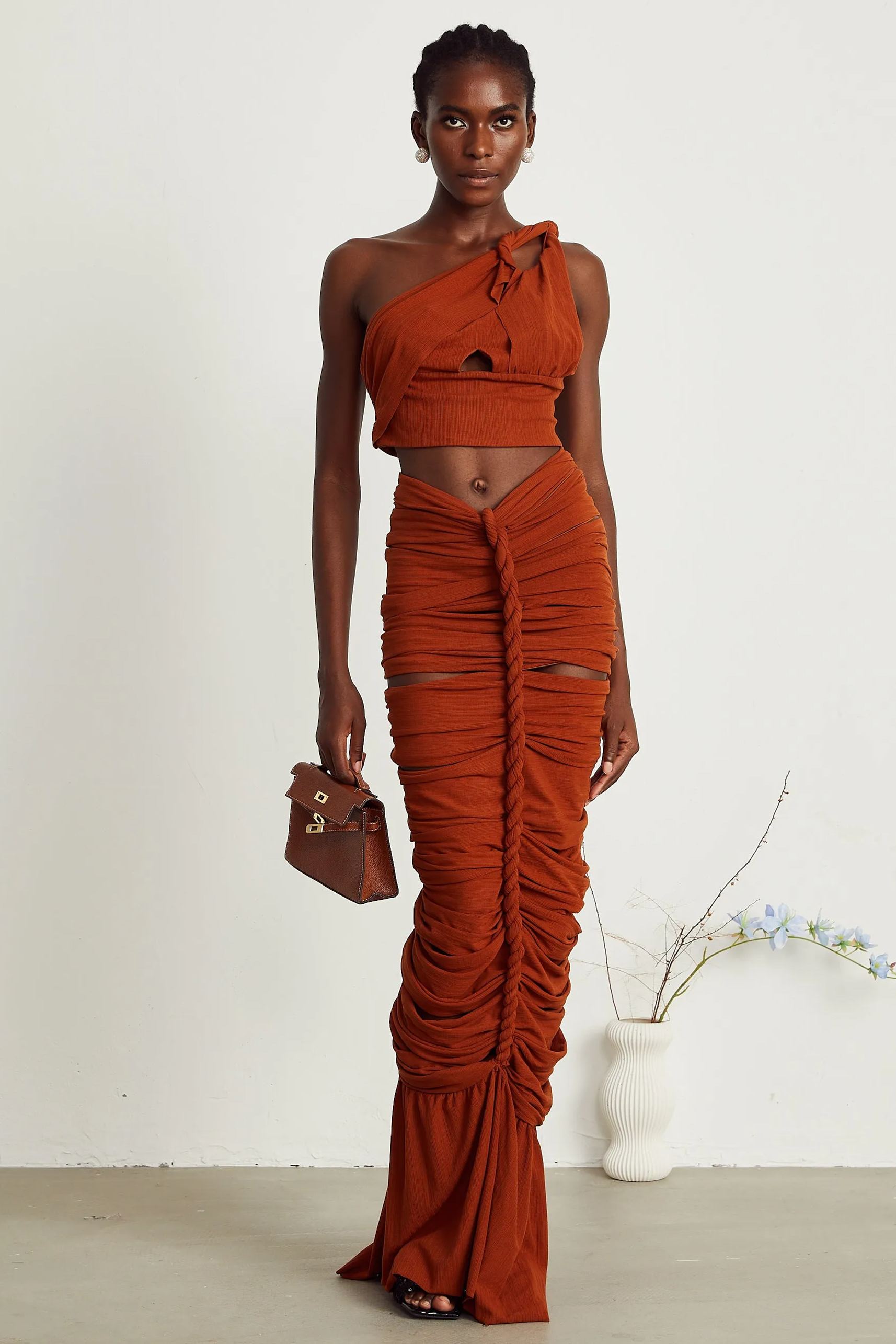 Marico Bükümlü Dekolte Etek Takım